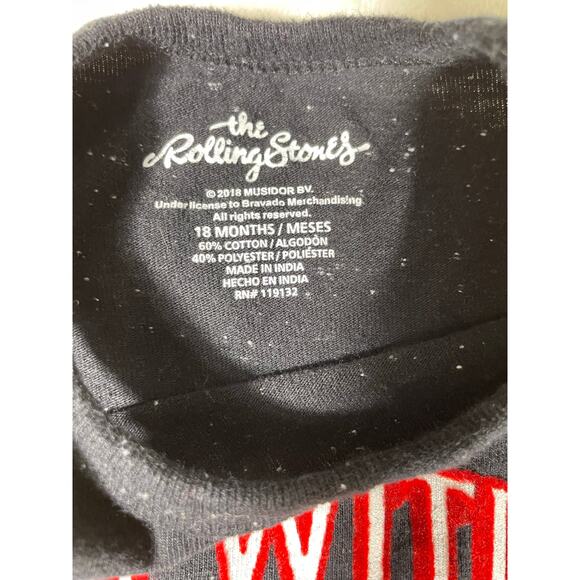 Rolling Stones Baby Romper 18M I’m With The Band - Picture 5 of 5